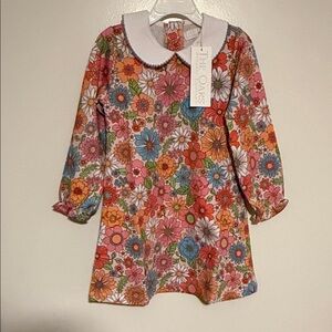 The Oaks Colorful Floral Kids Dress